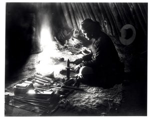 Navaho gümüşçü, c.1915 by William Carpenter
